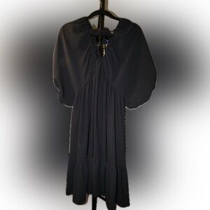 Wilfred Black Midi Dress